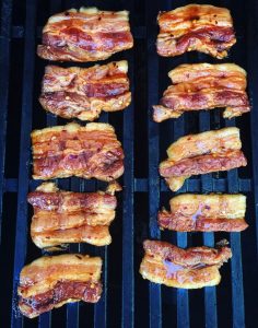 Asian glazed pork belly