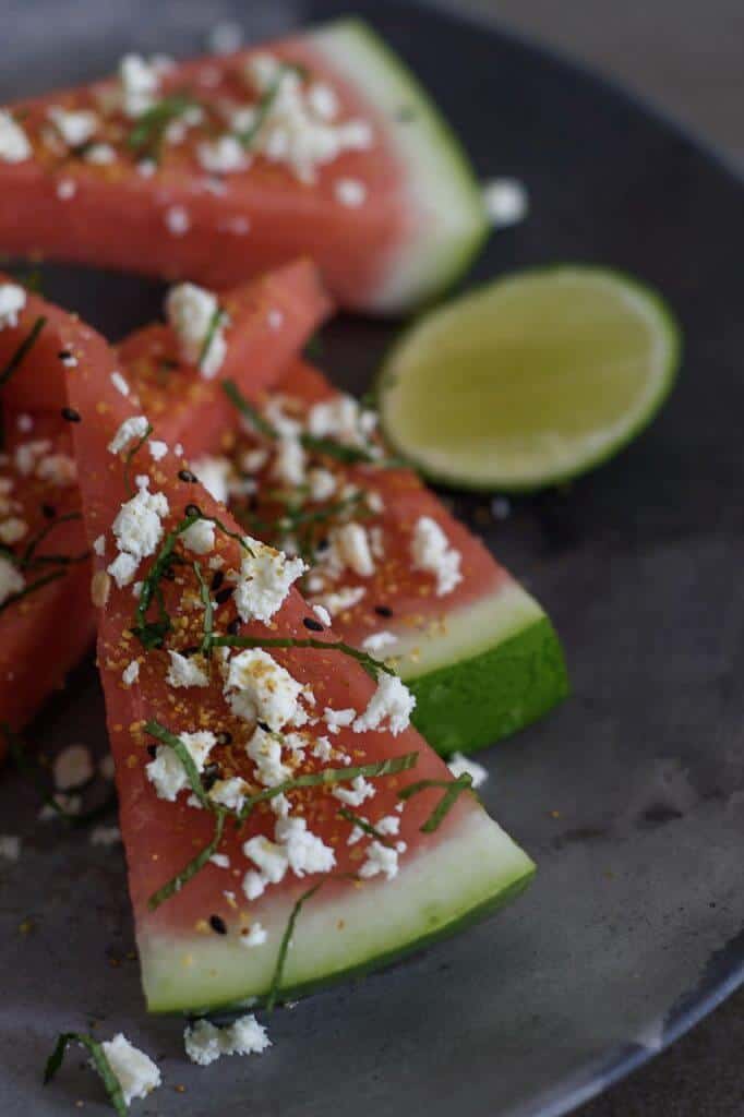 Spicy Watermelon Snacks