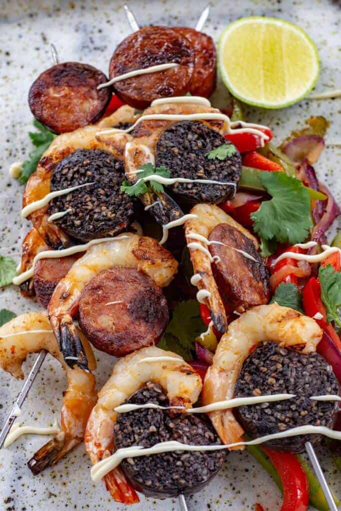 Chorizo Prawn Skewers Chorizo Prawn Skewers