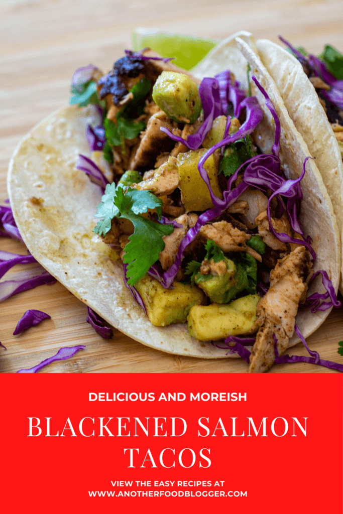 salmon, grilled pineapple, coriander & cabbage in a tortilla