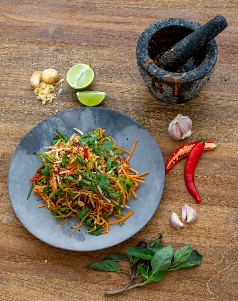 Asian Papaya Salad Asian Papaya Salad