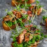 Teriyaki Salmon Toast