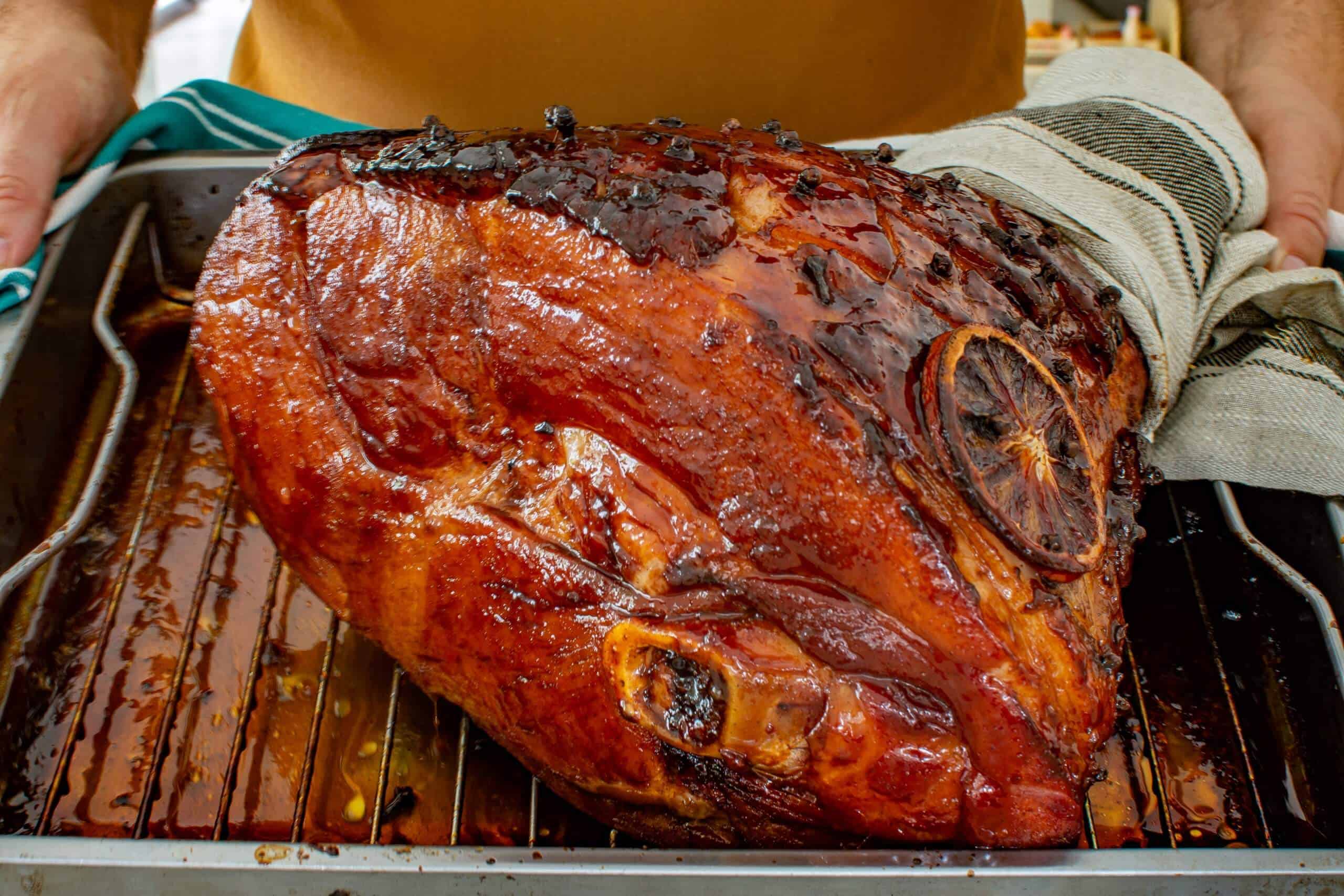 Vanilla Maple Glazed Ham