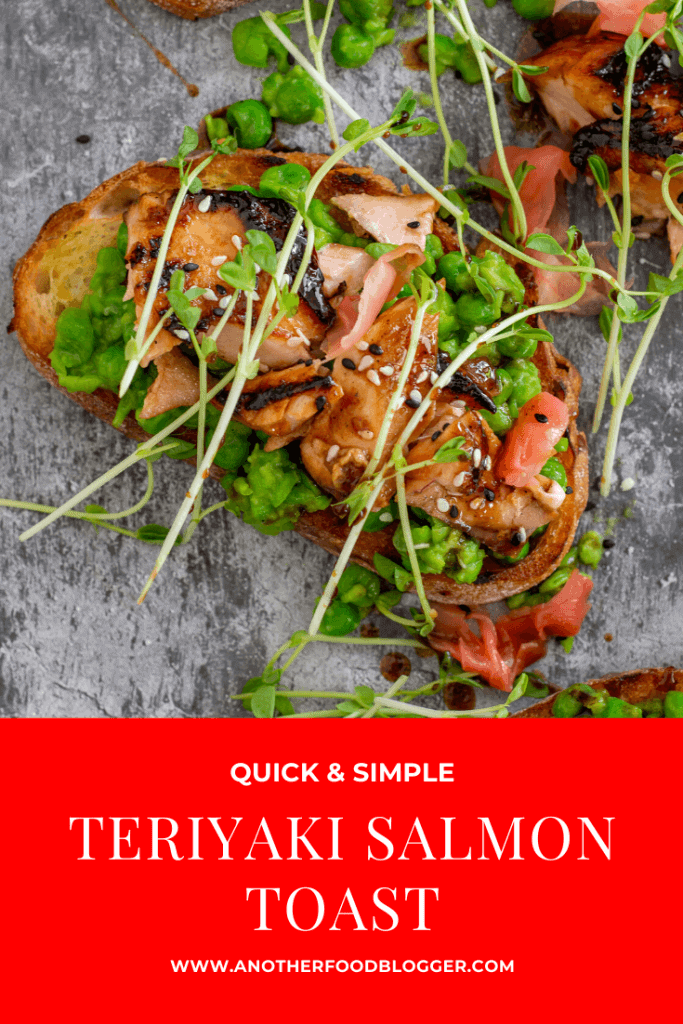 Teriyaki Salmon Toast