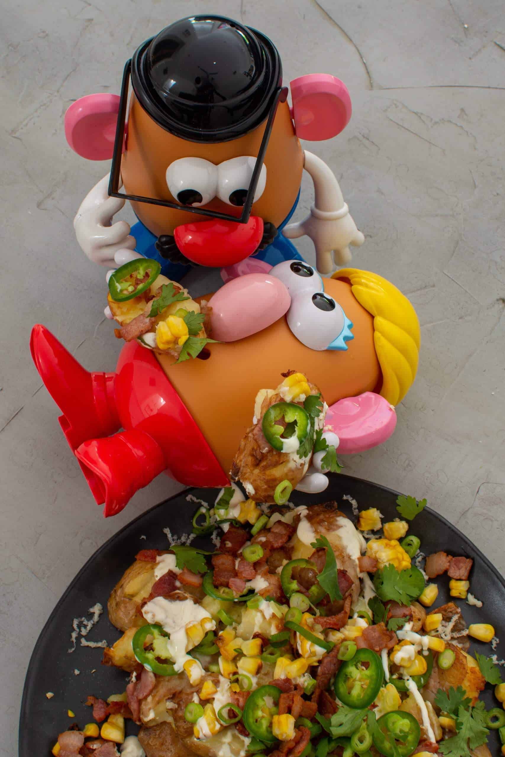 Loaded Smashed Potatoes