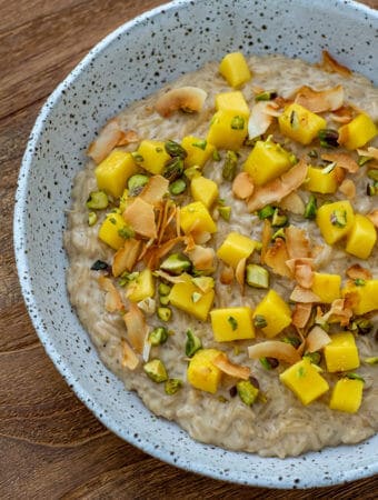 Vanilla Coconut Rice Pudding