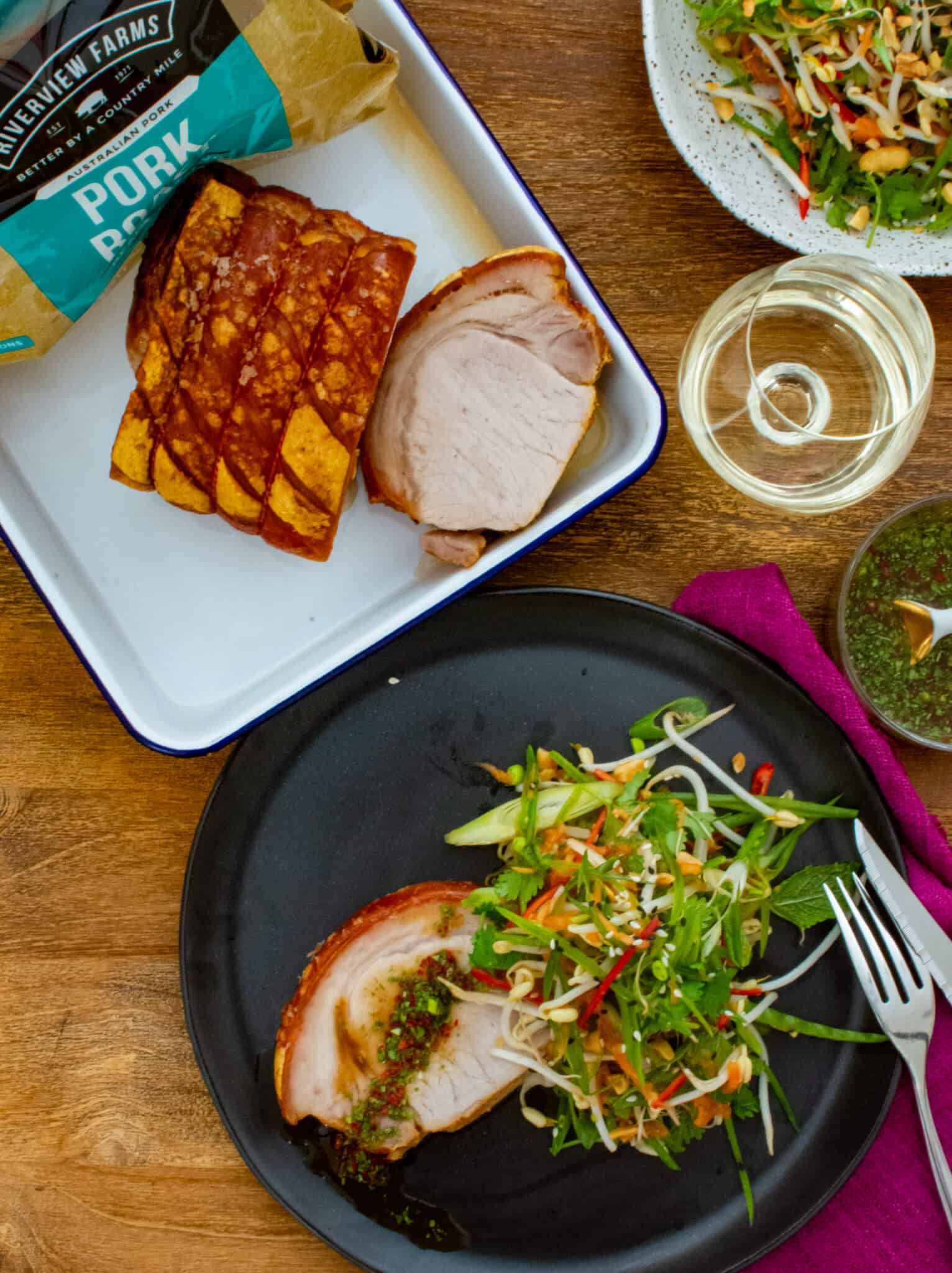 Crispy Pork & Papaya Salad