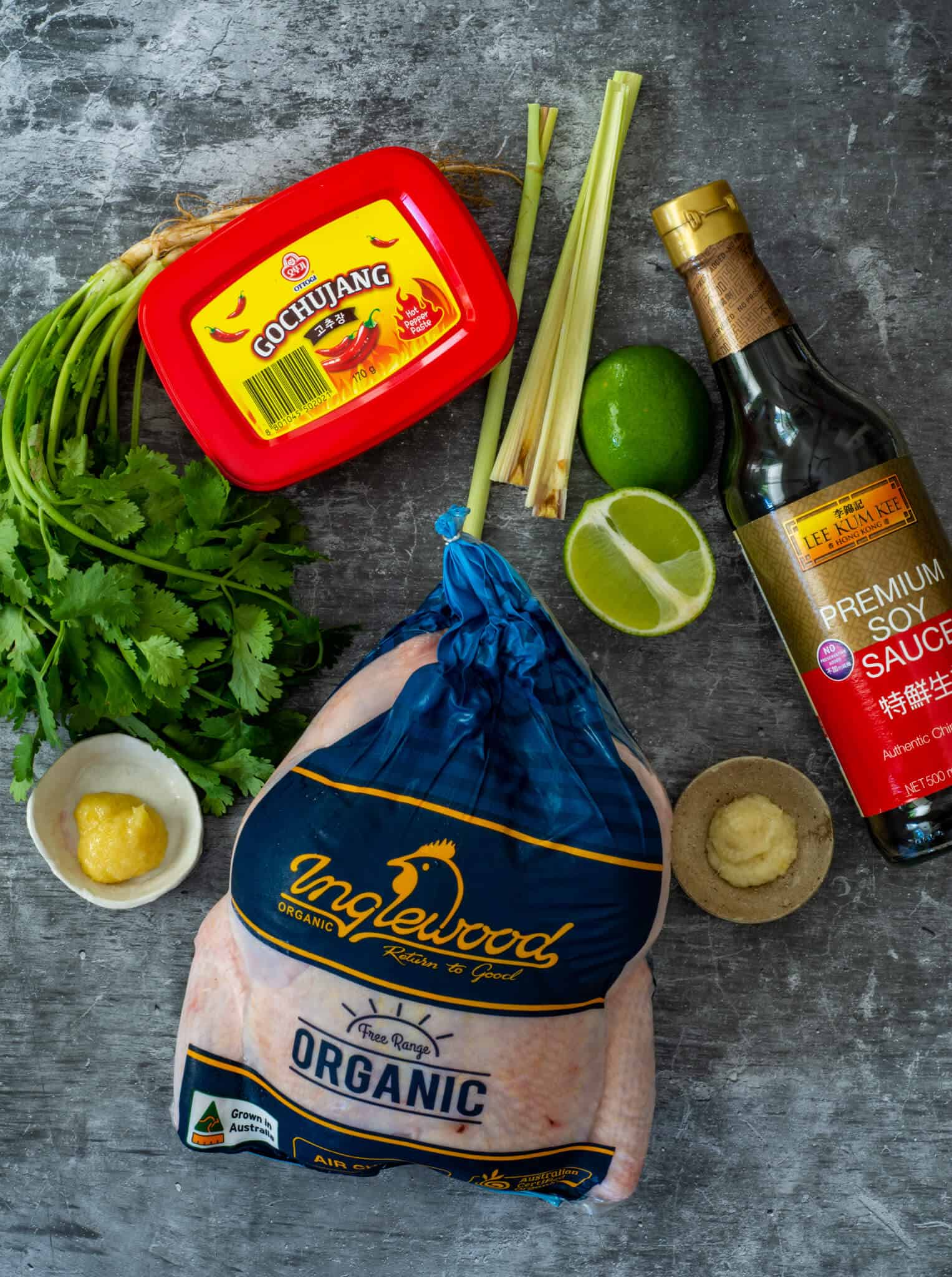 BBQ korean chicken ingredients