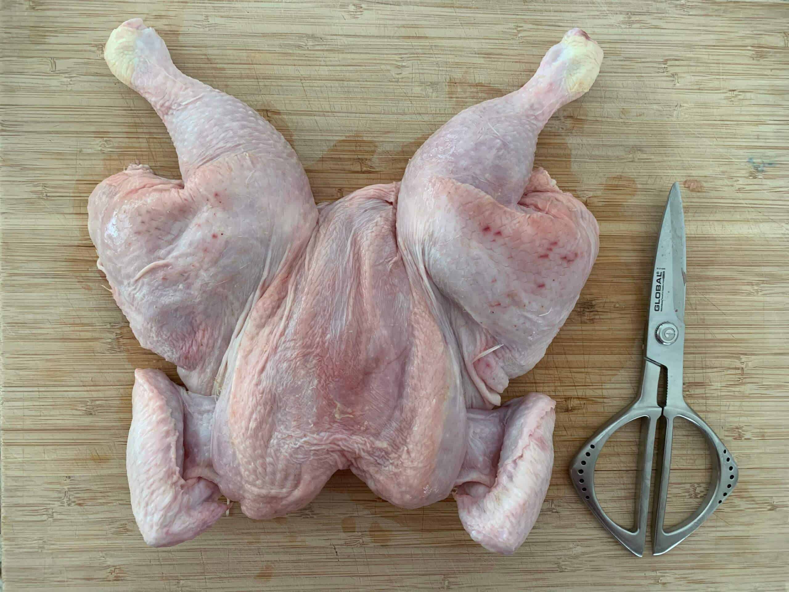 spatchcocked chicken