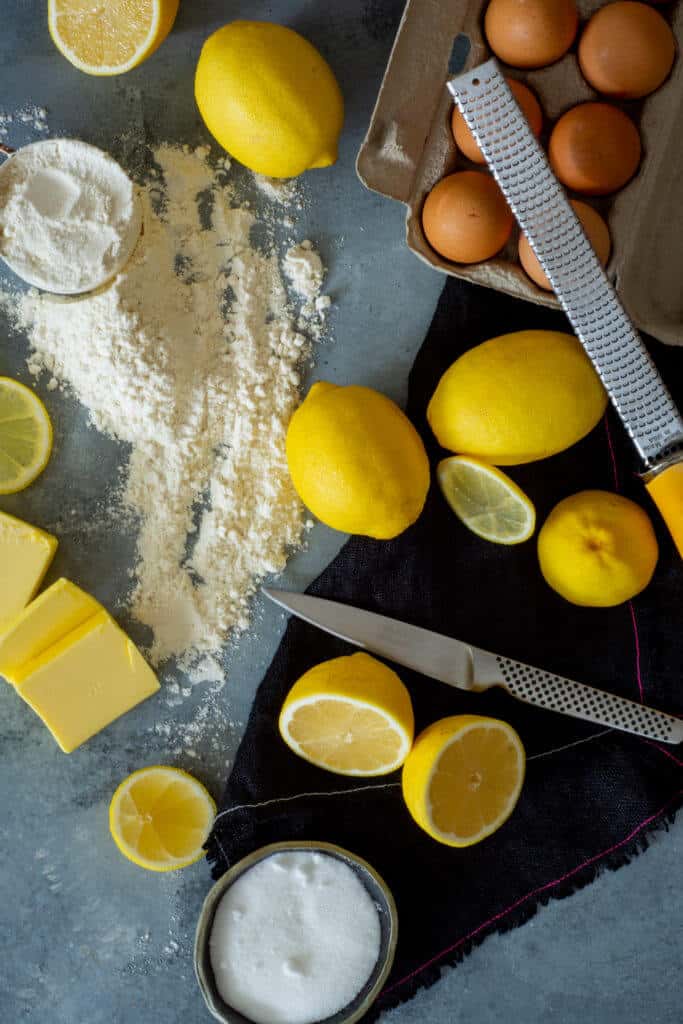 Lemon square ingredients
