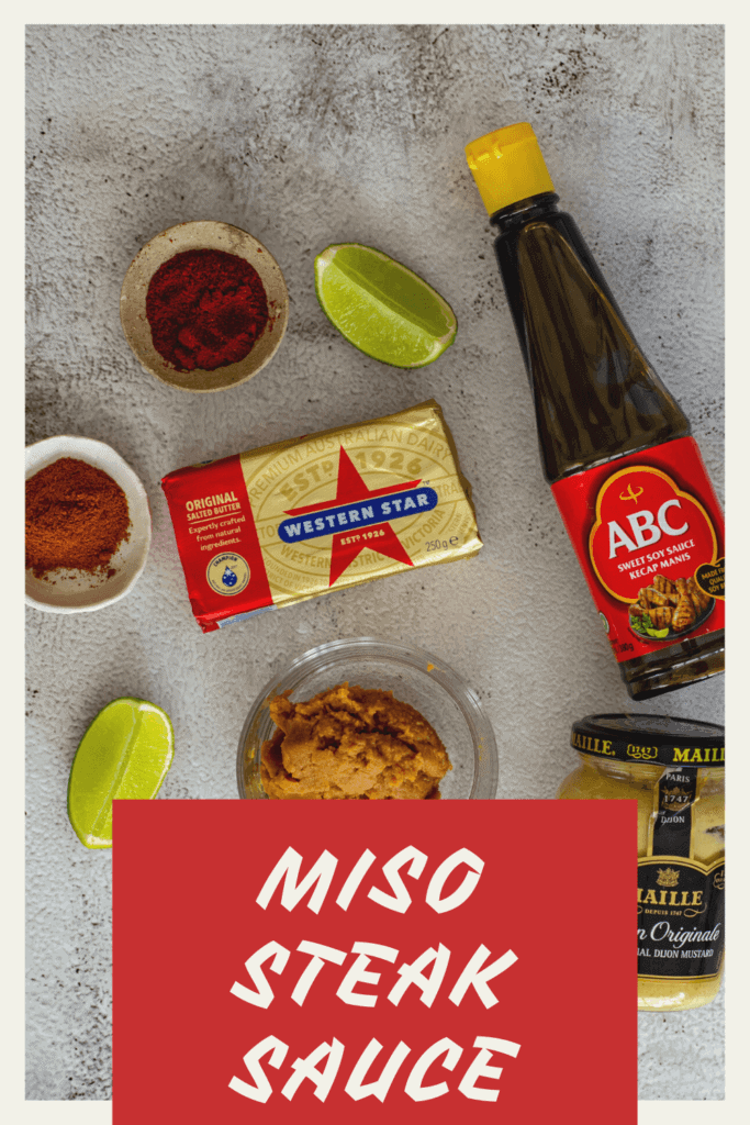 Miso steak sauce ingredients