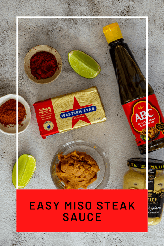 Miso steak sauce ingredients