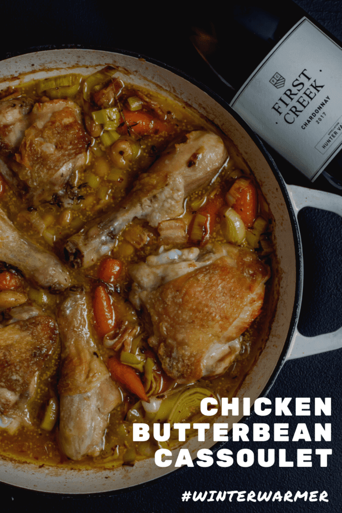 Chicken Cassoulet & Chardonnay Wine