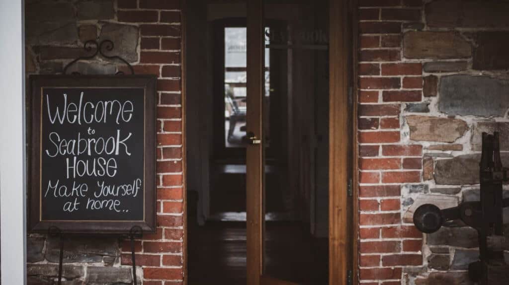 Seabrook winery front door