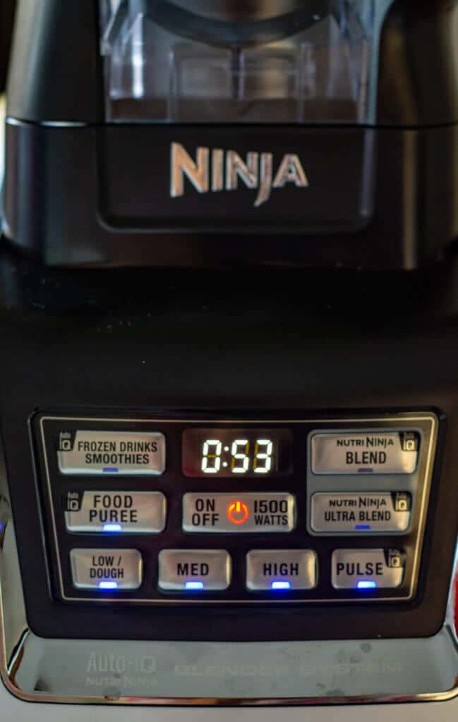 ninja kitchen blender timer