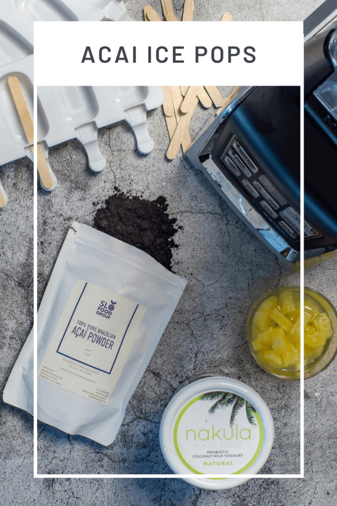 ninja blender, acai, pineapple & nakula coconut yoghurt