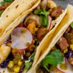 Chorizo & Prawn Tacos