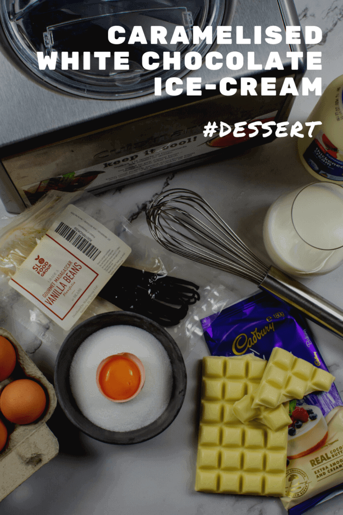 cuisinart ice cream maker and ice cream ingredients