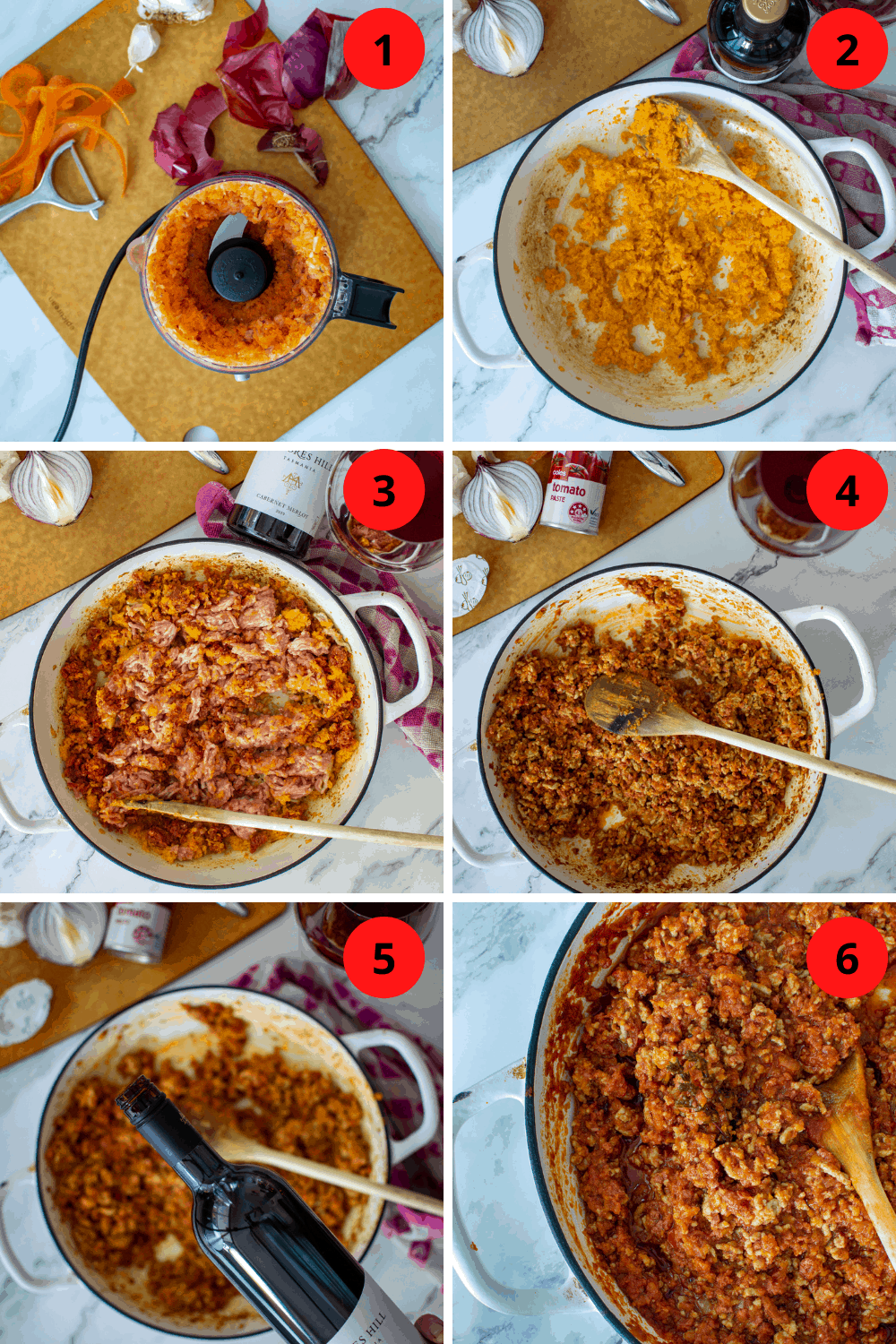 step by step instructions on how to make pork mince recipe