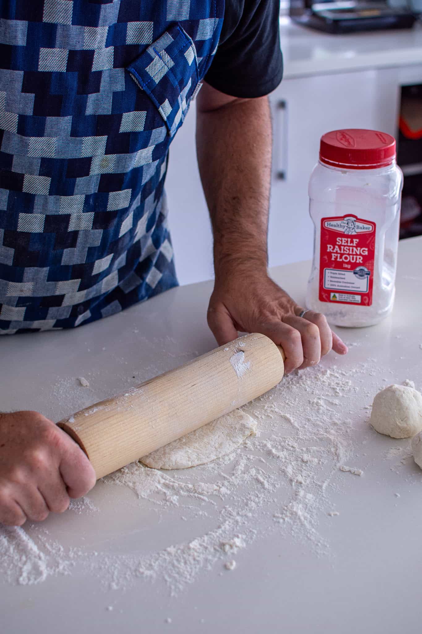 Making homemade flatbreads